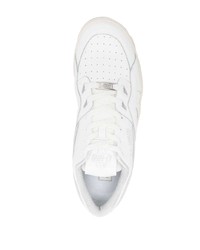 Мужские белые кожаные низкие кеды от Li-Ning