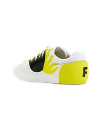 Мужские белые кожаные низкие кеды от Ash