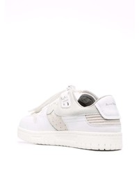 Мужские белые кожаные низкие кеды от Acne Studios