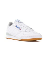 Женские белые кожаные низкие кеды от Reebok