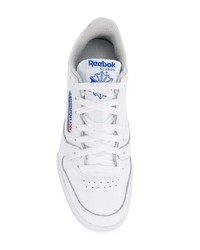 Женские белые кожаные низкие кеды от Reebok