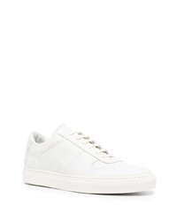 Мужские белые кожаные низкие кеды от Common Projects