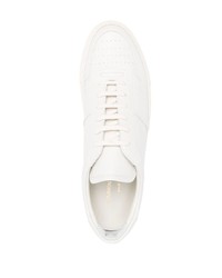 Мужские белые кожаные низкие кеды от Common Projects