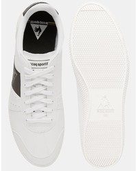 Мужские белые кожаные низкие кеды от Le Coq Sportif