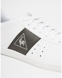 Мужские белые кожаные низкие кеды от Le Coq Sportif