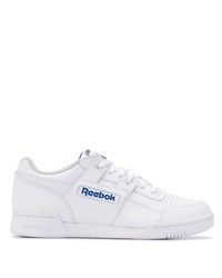 Мужские белые кожаные низкие кеды от Reebok