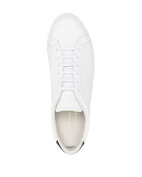 Мужские белые кожаные низкие кеды от Common Projects