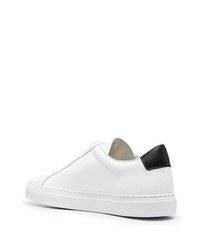 Мужские белые кожаные низкие кеды от Common Projects