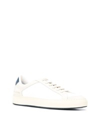 Мужские белые кожаные низкие кеды от Common Projects