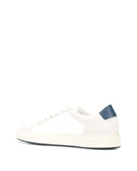 Мужские белые кожаные низкие кеды от Common Projects