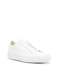 Мужские белые кожаные низкие кеды от Common Projects