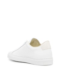 Мужские белые кожаные низкие кеды от Common Projects