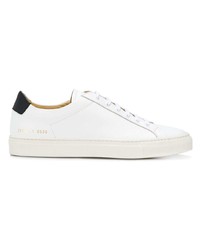 Мужские белые кожаные низкие кеды от Common Projects