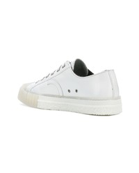 Мужские белые кожаные низкие кеды от Adieu Paris