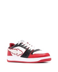 Мужские белые кожаные низкие кеды от Enterprise Japan