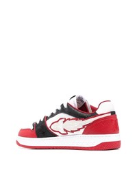 Мужские белые кожаные низкие кеды от Enterprise Japan