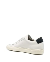 Мужские белые кожаные низкие кеды от Common Projects