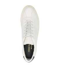Мужские белые кожаные низкие кеды от Common Projects