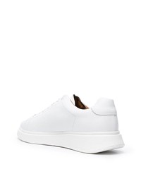 Мужские белые кожаные низкие кеды от BOSS