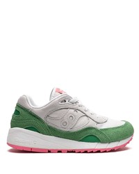 Мужские белые кожаные низкие кеды от Saucony