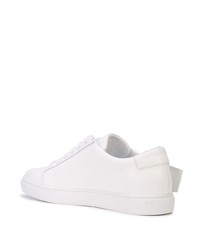 Мужские белые кожаные низкие кеды от A-Cold-Wall*