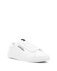 Мужские белые кожаные низкие кеды от Automobili Lamborghini