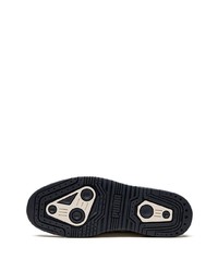 Мужские белые кожаные низкие кеды от Puma