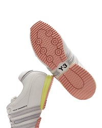 Мужские белые кожаные низкие кеды от Y-3