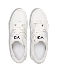 Мужские белые кожаные низкие кеды от Y-3