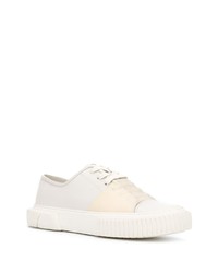 Мужские белые кожаные низкие кеды от Both