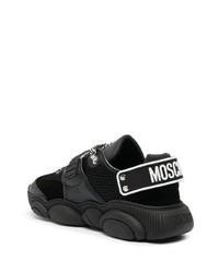 Мужские белые кожаные низкие кеды от Moschino