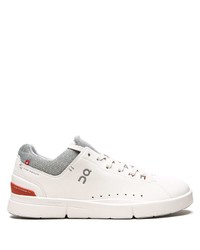 Мужские белые кожаные низкие кеды от ON Running