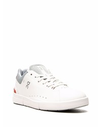 Мужские белые кожаные низкие кеды от ON Running