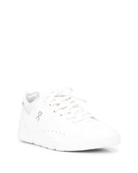 Мужские белые кожаные низкие кеды от ON Running