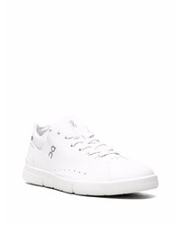 Мужские белые кожаные низкие кеды от ON Running