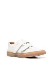 Мужские белые кожаные низкие кеды от MACKINTOSH