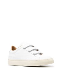 Мужские белые кожаные низкие кеды от Common Projects