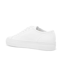 Женские белые кожаные низкие кеды от Common Projects