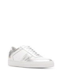 Мужские белые кожаные низкие кеды от Common Projects