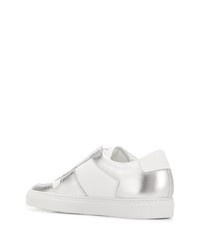 Мужские белые кожаные низкие кеды от Common Projects