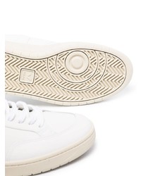 Мужские белые кожаные низкие кеды от Veja