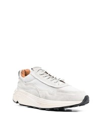 Мужские белые кожаные низкие кеды от Buttero