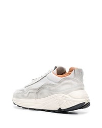 Мужские белые кожаные низкие кеды от Buttero