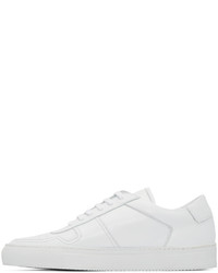 Мужские белые кожаные низкие кеды от Common Projects