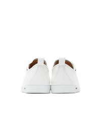 Мужские белые кожаные низкие кеды от Ps By Paul Smith