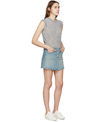 Женские белые кожаные низкие кеды от Isabel Marant