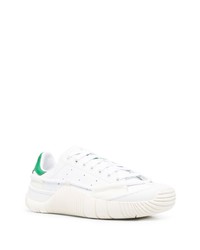 Мужские белые кожаные низкие кеды от Craig Green