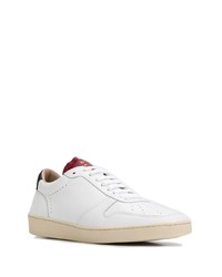 Мужские белые кожаные низкие кеды от Zespà