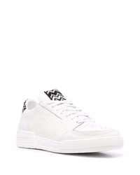 Мужские белые кожаные низкие кеды от Missoni