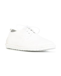 Женские белые кожаные оксфорды от Marsèll